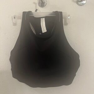 Fabletics High-Neck Sports Bra Size 3X | Black Racerback Activewear Top
⸻